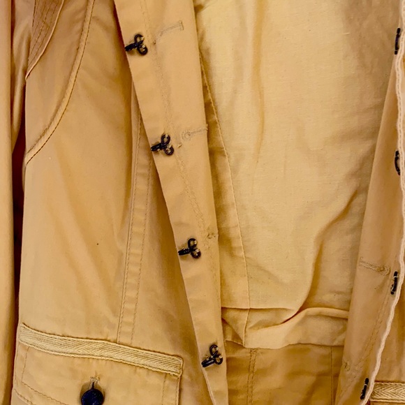 American Rag Mustard Stand Collar Button Front - Picture 5 of 5